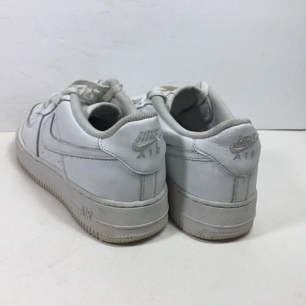 Nike Air Force 1‎ Sneakers Men Boys Size 7Y 314192-117 Triple White Casual Shoes